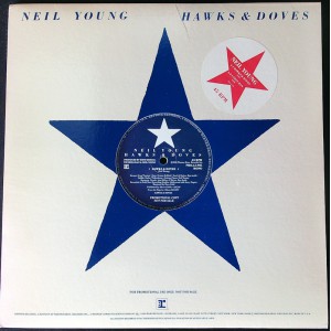 NEIL YOUNG Hawks & Doves (Reprise Records – PRO A 901)  USA 1980 Blue Vinyl PROMO-Only Mono 12" Maxi-Single